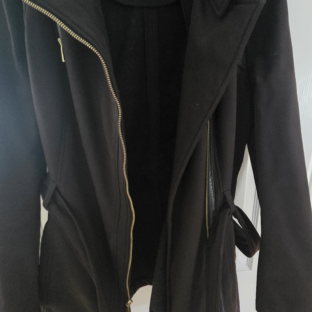 Michael Kors Coat Black Gold Hardware Medium